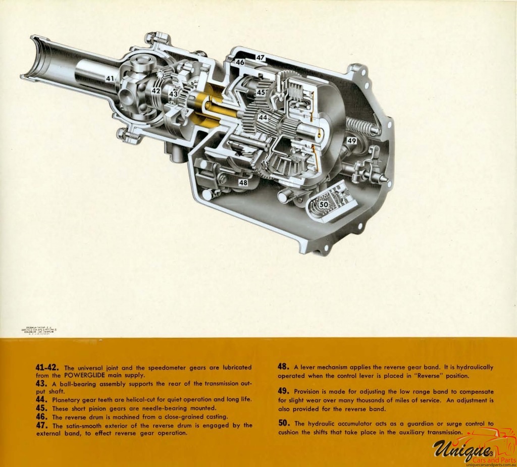 1952 Chevrolet Engineering Features Brochure Page 8